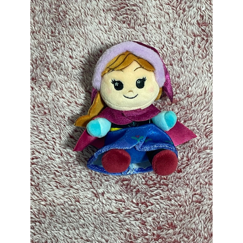 Girls frozen Ana washable Disney Parks Stuffed Animal One Size Purple Blue